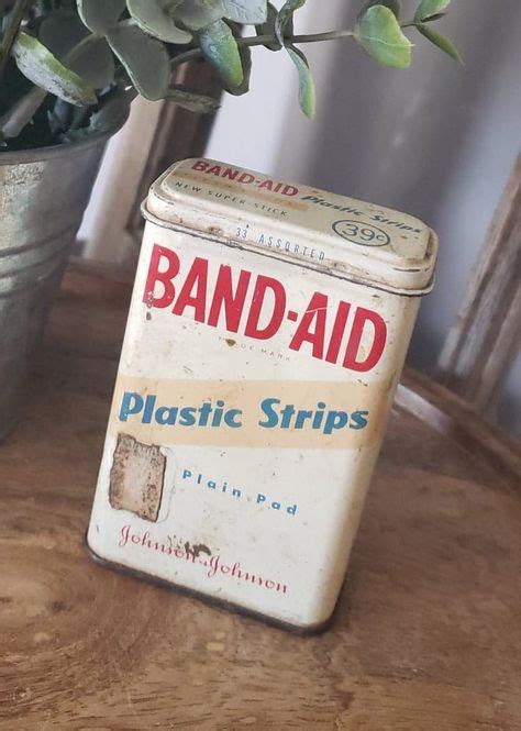 old metal band aid box code 5624|6 Vintage BAND.